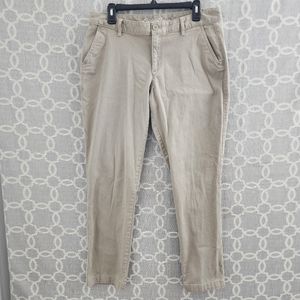 Eddie Bauer Boyfriend Fit Women's 10 Chino Khaki pants